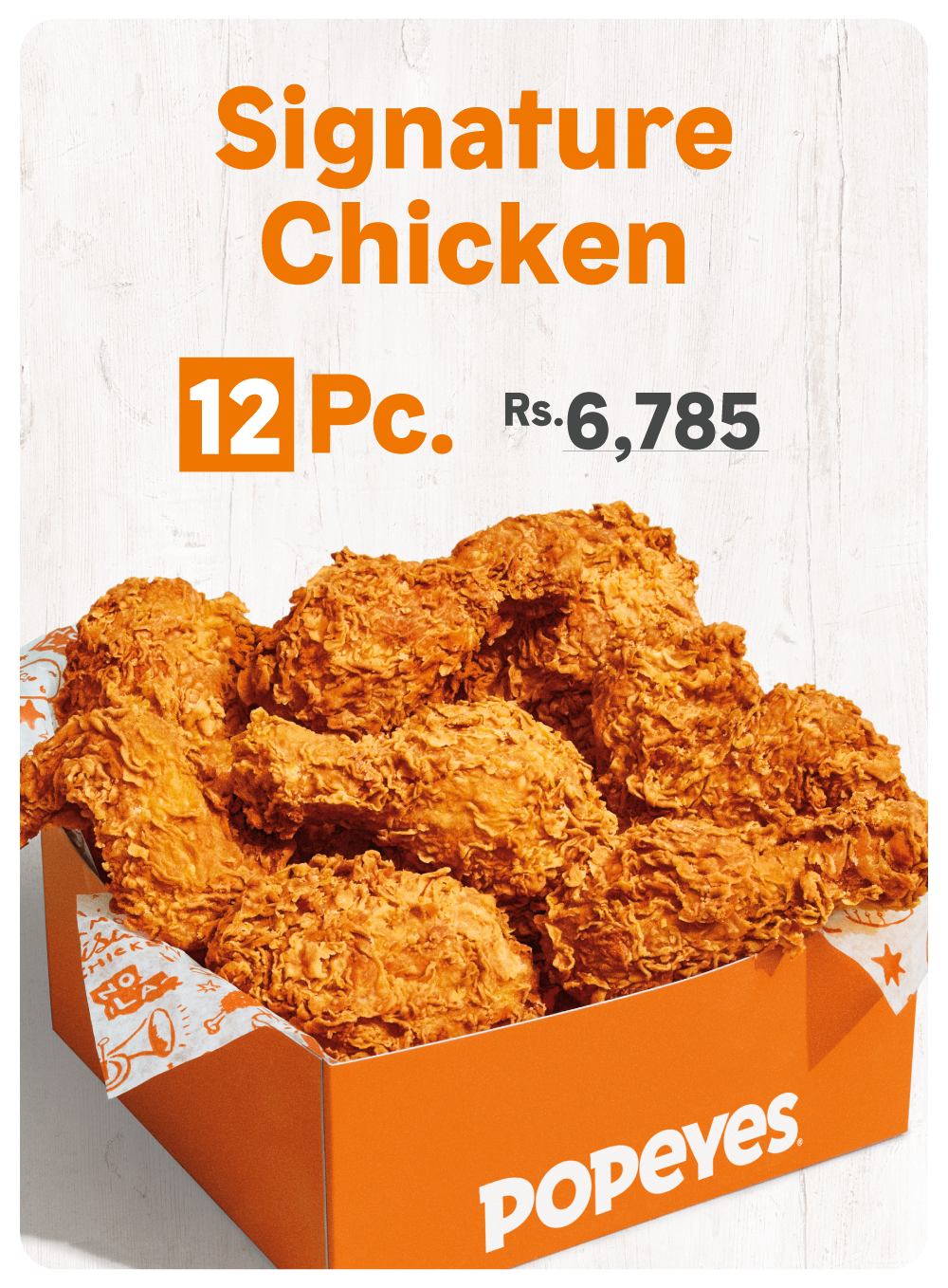 popeyes fried chicken bucket